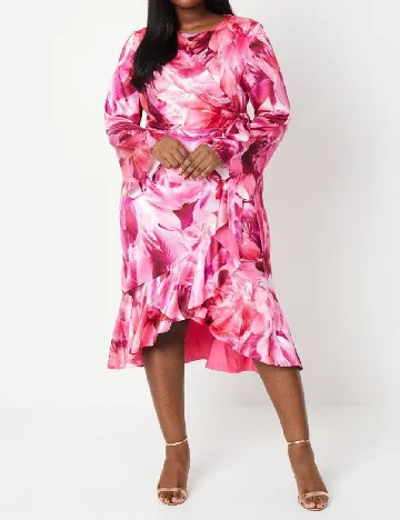 Rochie medie Coast Plus Size, roz