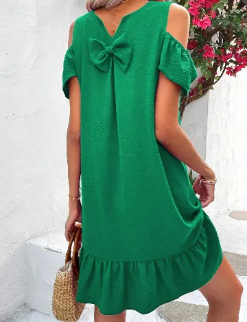 Rochie scurta SHEIN, verde