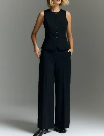 Pantaloni Reserved, negru