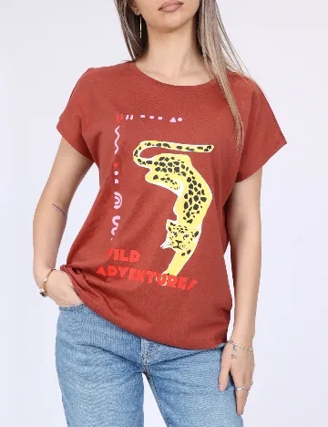 Tricou Vero Moda, caramiziu