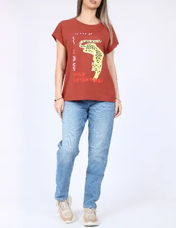 Tricou Vero Moda, caramiziu