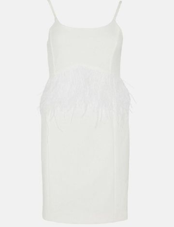 Rochie scurta Coast, alb
