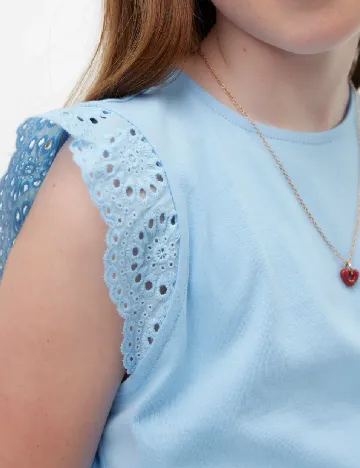 Tricou Vero Moda Kids, albastru