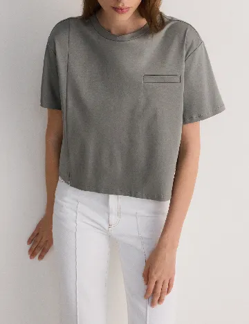 Tricou Reserved, gri