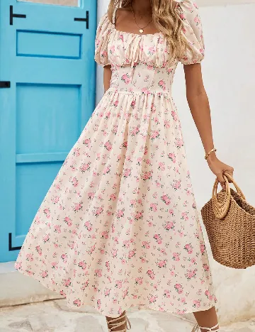 Rochie medie SHEIN, crem