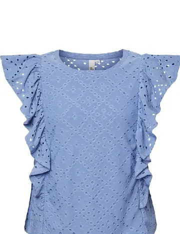 Bluza Pieces Kids, albastru