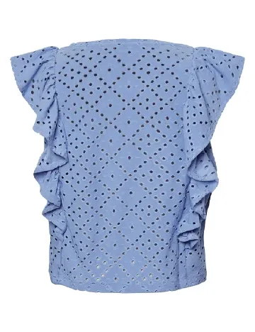 Bluza Pieces Kids, albastru