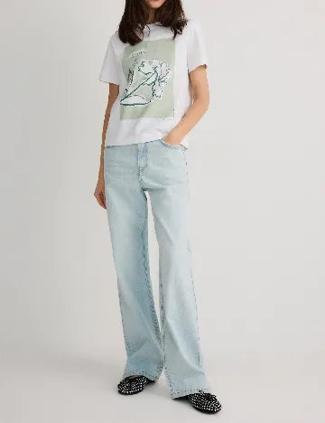 Tricou Reserved, alb