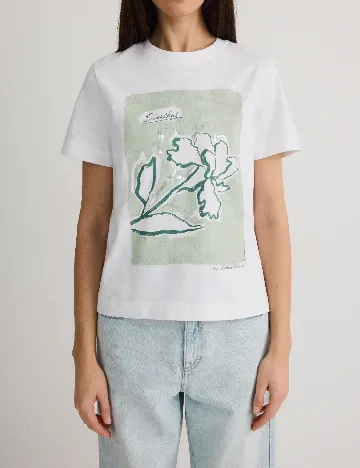 Tricou Reserved, alb
