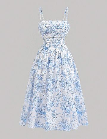 Rochie medie SHEIN CURVE, alb