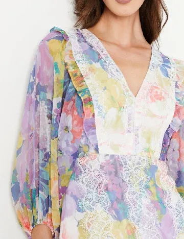 Rochie lunga Coast, mix culori