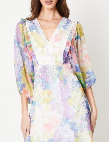 Rochie lunga Coast, mix culori