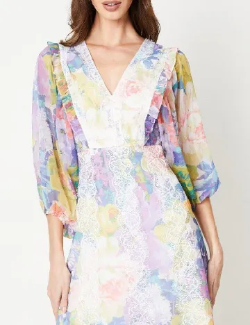 Rochie lunga Coast, mix culori