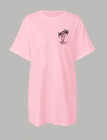Rochie scurta SHEIN, roz