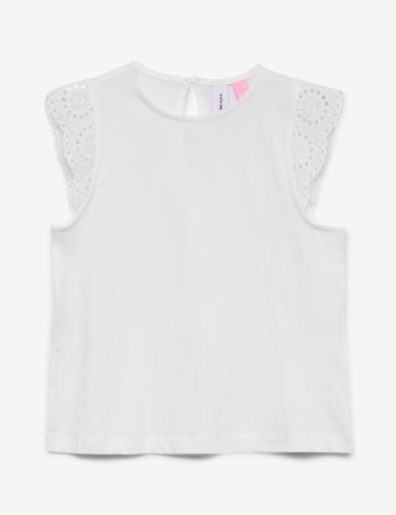 Maiou Vero Moda Kids, alb