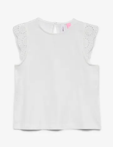 Maiou Vero Moda Kids, alb