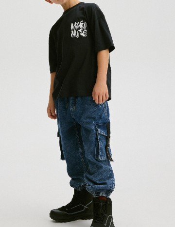 Tricou Reserved, negru