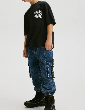 Tricou Reserved, negru