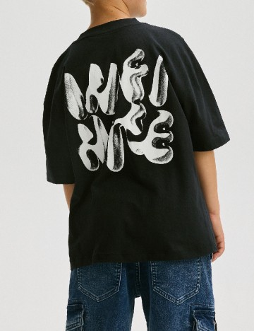Tricou Reserved, negru