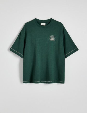 Tricou Reserved, verde