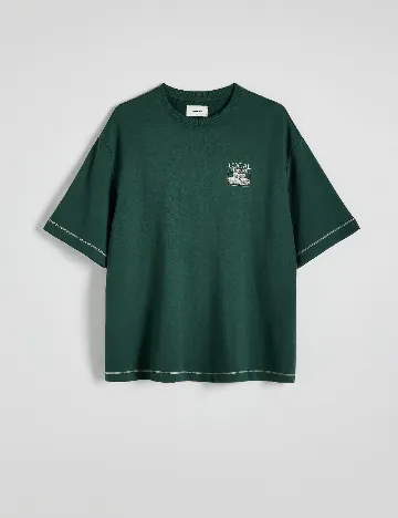 Tricou Reserved, verde