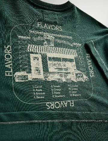 Tricou Reserved, verde
