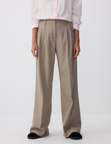 Pantaloni Reserved, bej
