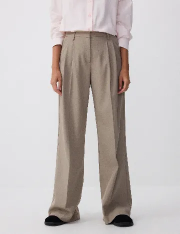 Pantaloni Reserved, bej