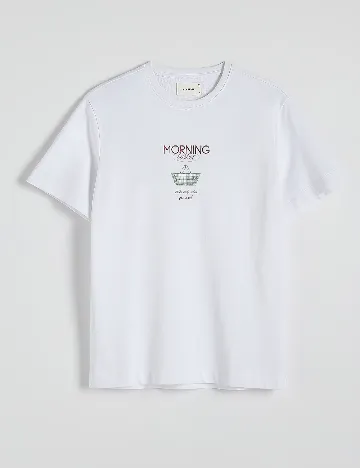 Tricou Reserved, alb