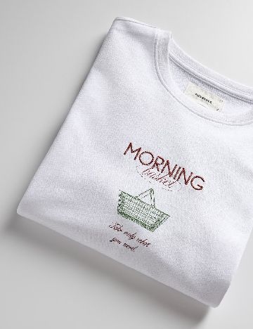 Tricou Reserved, alb