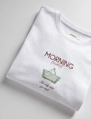 Tricou Reserved, alb