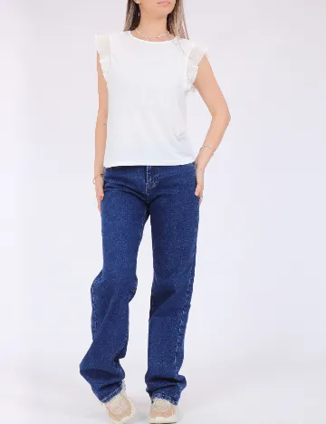 Bluza Jacqueline de Yong, alb