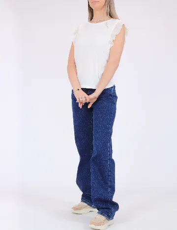 Bluza Jacqueline de Yong, alb