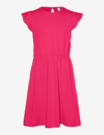 Rochie Vero Moda Kids, roz