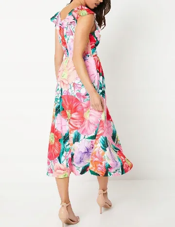 Rochie medie model PETITE Coast, floral