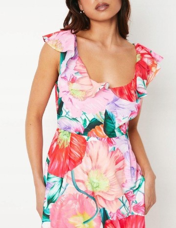 Rochie medie model PETITE Coast, floral