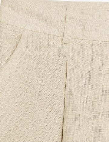 Pantaloni scurti Zara, crem