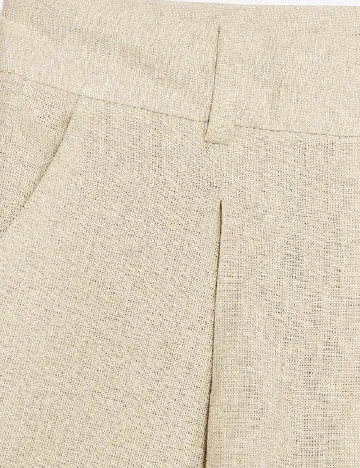Pantaloni scurti Zara, crem