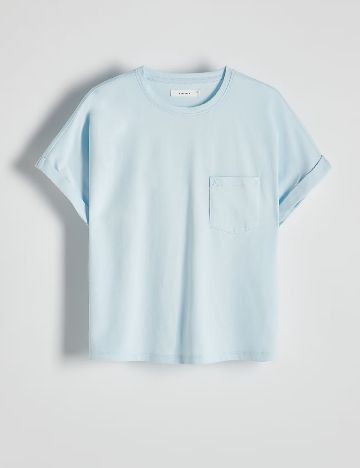 Tricou Reserved, bleu