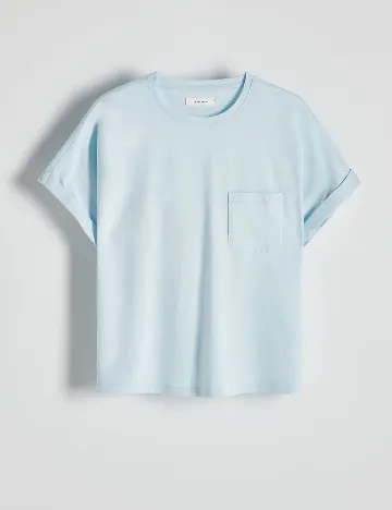 Tricou Reserved, bleu