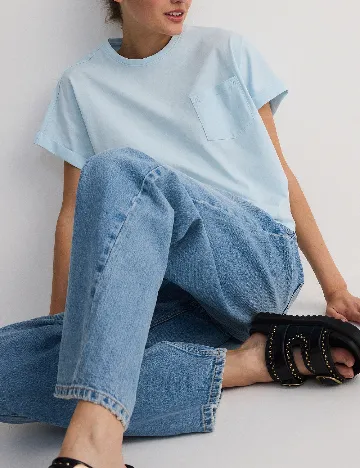 Tricou Reserved, bleu