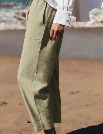 Pantaloni Zara, verde