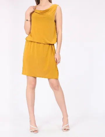 Rochie medie Vero Moda, galben