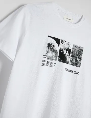 Tricou Reserved, alb