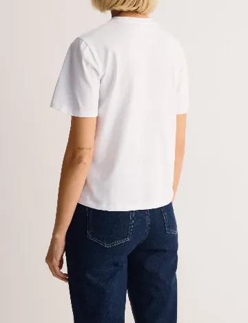 Tricou Reserved, alb