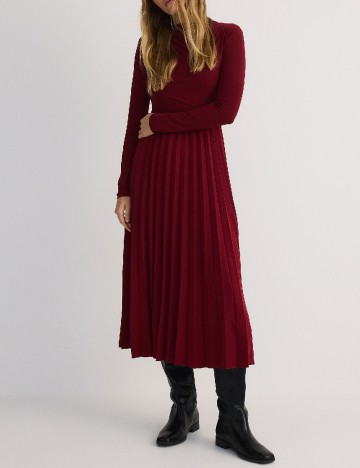 Rochie medie Reserved, rosu