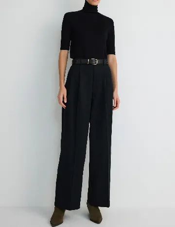 Pantaloni Reserved, negru