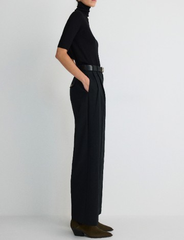 Pantaloni Reserved, negru