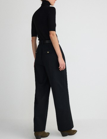 Pantaloni Reserved, negru
