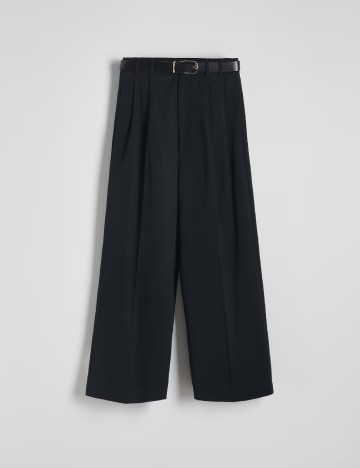 Pantaloni Reserved, negru